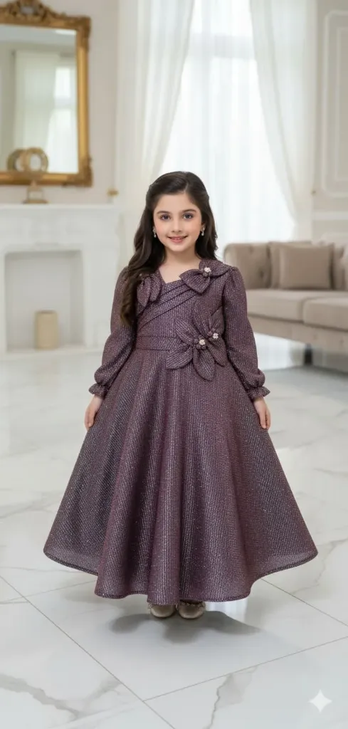 Floral Glitter Maxi – Festive Collection